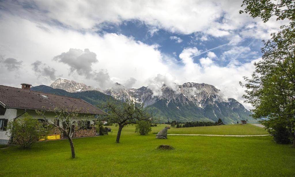 Appartamento Zum Bergbauer Mittenwald Esterno foto